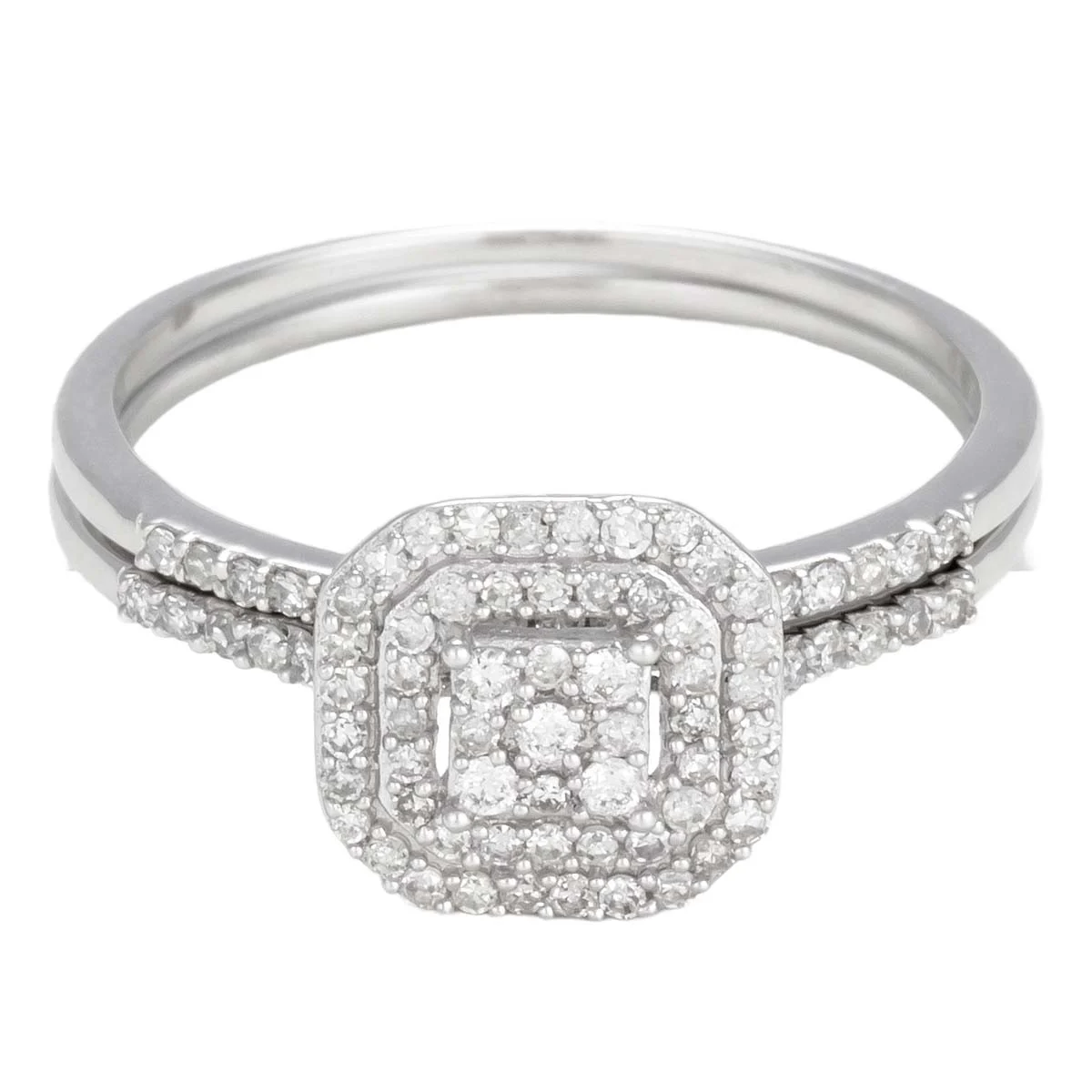 Bague "Athéna Mystique" Or blanc et Diamant