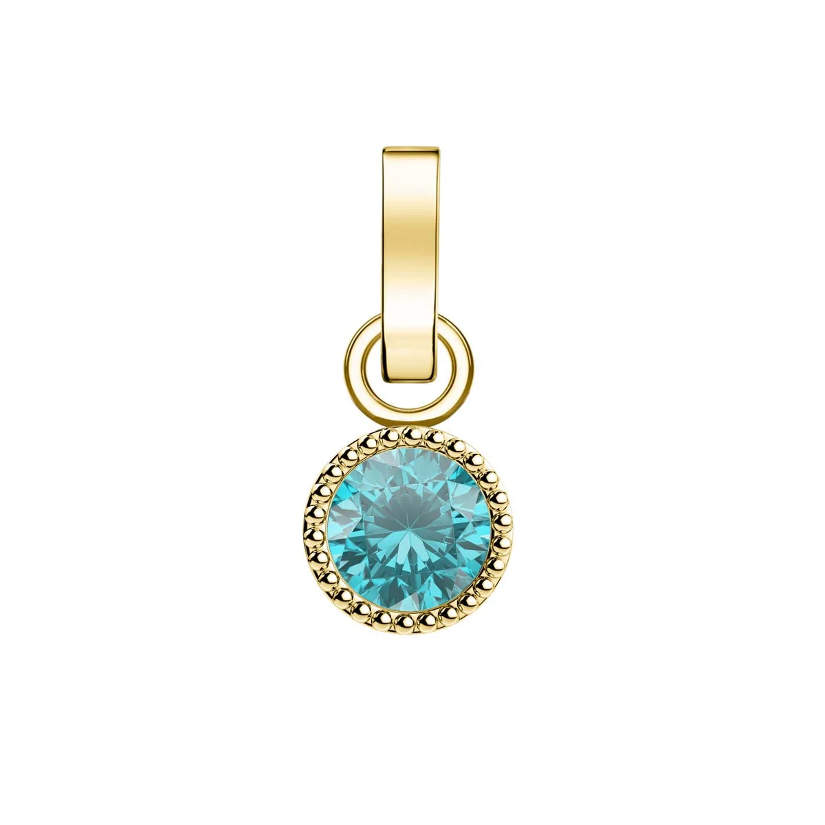 Charm Rosefield "Pendant Gold Birthstone March" - PE-Gold-Mar