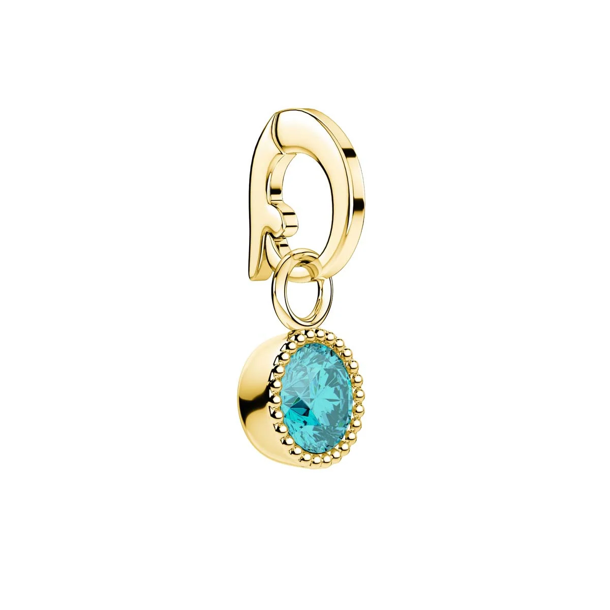 Charm Rosefield "Pendant Gold Birthstone March" - PE-Gold-Mar – Image 2