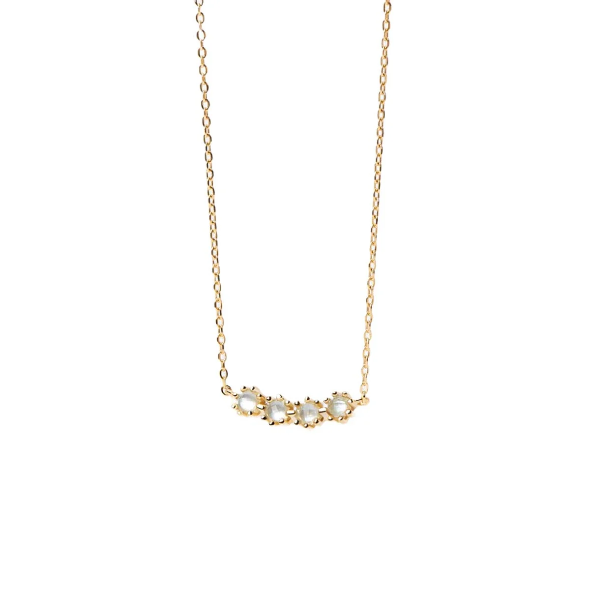 PDPAOLA Collier - Blue Tide - en argent plaqué or - CO01-367-U