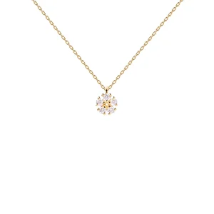 PDPAOLA Collier en argent plaqué or - Daisy - CO01-498-U