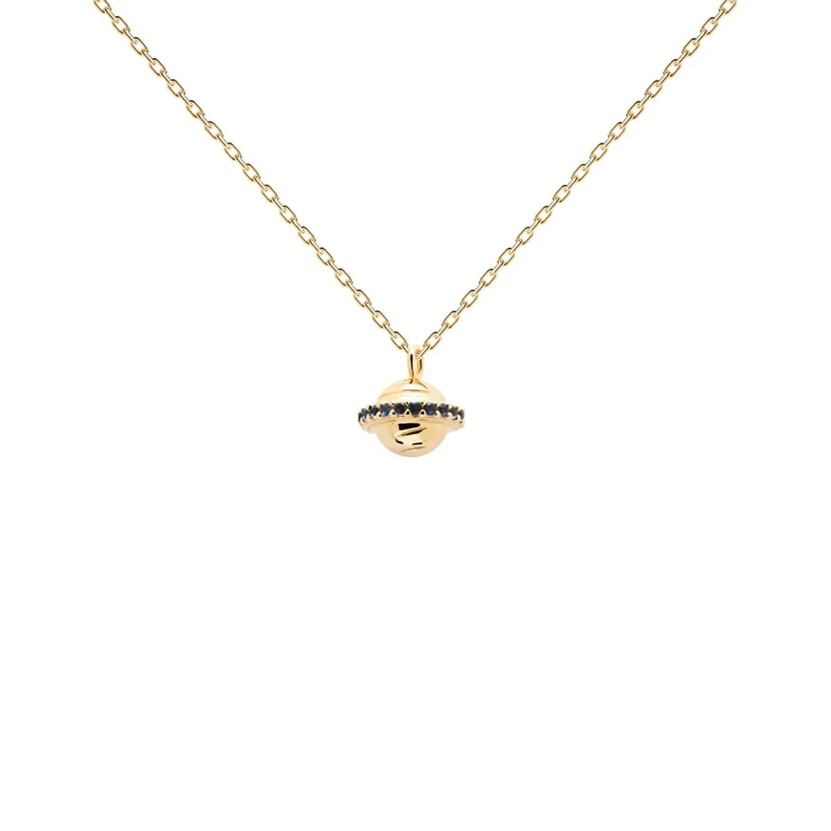 PDPAOLA Collier - Saturn Trip - en argent plaqué or - CO01-234-U