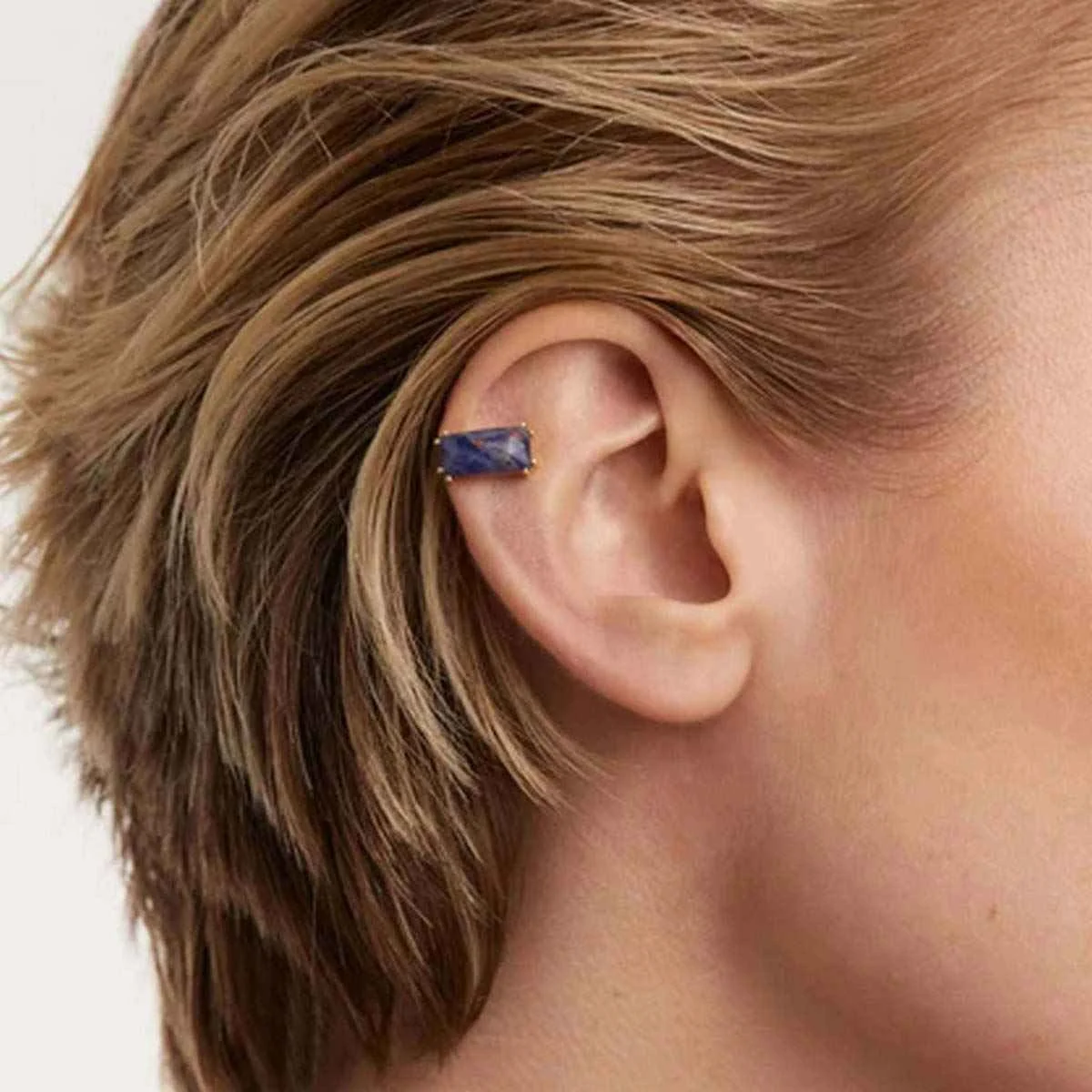 PDPAOLA Piercing - Maiko Sodalite - en argent plaqué or - PG01-648-U – Image 2